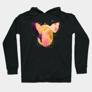 Watercolour Pig Hoodie